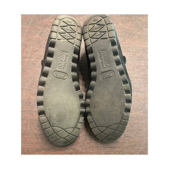 Munro American Walking Wedge Black Suede Mary Jane Size 7.5 Comfort Casual - Picture 4 of 7